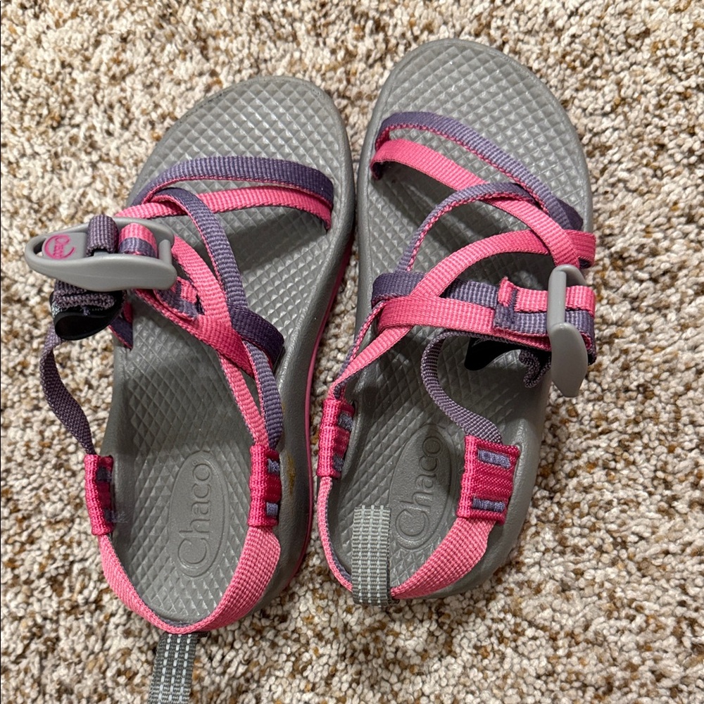 Chaco Kids Sandals - Pink and Purple